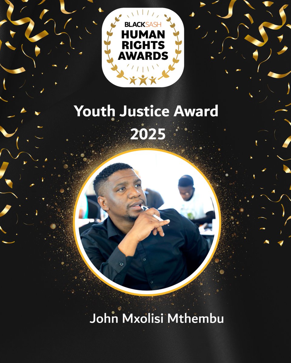 Youth Justice Award

John Mxolisi Mthembu, co-founder of the Vukani Environmental Justice Movement.

Living in one of South Africa’s most polluted areas, he has led community mobilisation against coal and steel companies, contributing to landmark cases like Deadly Air and Cancel