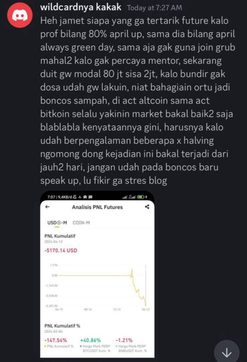 johnwikwikkk's tweet photo. @GabRey99 Bayangin ajah ribuan member yg udah bayar belasan juta buat join tergiur sama bisnis kelas jualan mimpi.diiming”i bisa banggain ortu nya sama 2 mentor yg gak punya nurani empati yg penting cuan jualan mimpi lewat kelas scam berbayar @timothyronald22 @Kalimasada97 https://t.co/B774fmGmwu