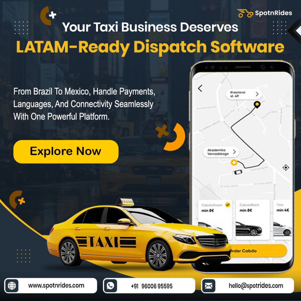spotnrides's tweet image. LATAM networks fail often, causing missed rides. Our dispatch system ensures stable routing and smooth communication across Brazil, Mexico, Colombia, and Chile.

Visit - spotnrides.com/taxi-dispatch-…

#taxidispatchsoftware #taxisoftware #latamreadytaxidispatchsoftware #latamtaxi