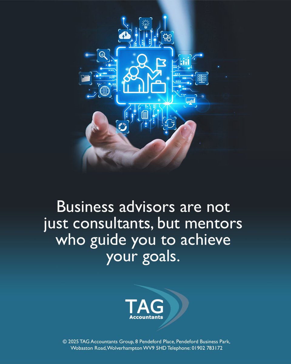 TAG_AGL's tweet image. 💼 Business advisors aren&apos;t just consultants, they&apos;re mentors who guide you to achieve your goals.✨

At TAG Accountants Group, we&apos;re invested in YOUR success. Let&apos;s build something great together! 📈

👉 tag-agl.com/business-advis…

#BusinessAdvisory #SmallBusiness #Entrepreneurship