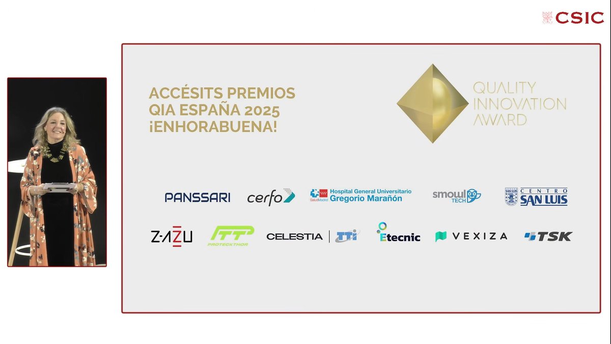 🌟 Finaliza la entrega de reconocimientos QIA en su fase nacional con:
🏆 8 premios
📜 11 accésits

👏 ¡Enhorabuena a todas las entidades reconocidas!

#Euskalit #QualityInnovationAward #QIA
