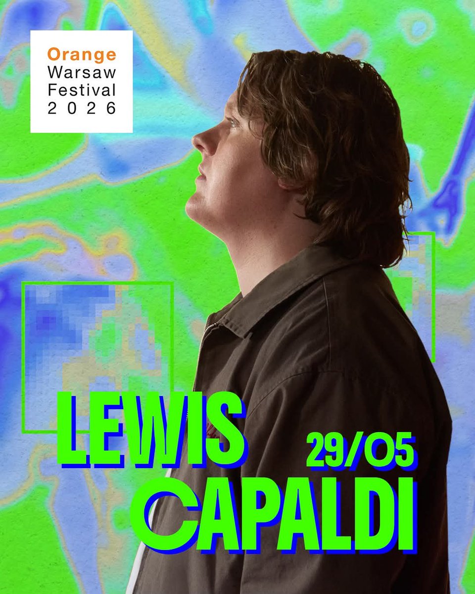 musicnewsfactpl's tweet image. Lewis Capaldi wystąpi na Orange Warsaw Festival 2026