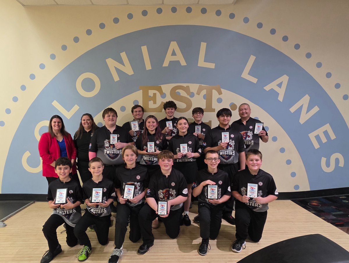 Congratulations to the Dodge County Twisters Bowling Team!! They are headed to the State Tournament!
<a href="/ByronActivities/">Byron Activities</a> <a href="/TritonCobras/">Triton Cobras</a>