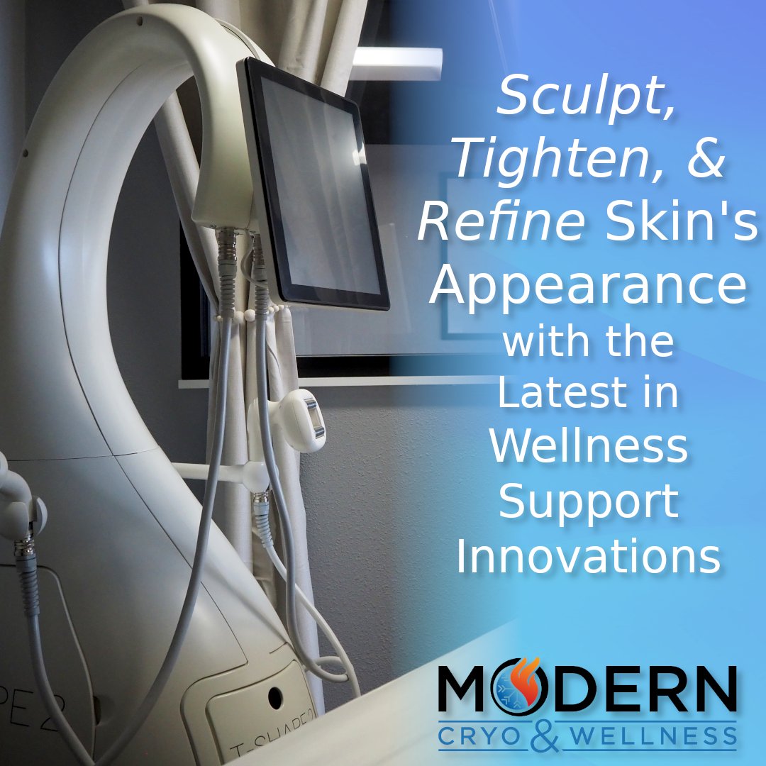 moderncryo1's tweet image. Sculpt, tighten, and refine #skin appearance with the latest in #Wellness support innovations at Modern Cryo &amp;amp; Wellness with the T-Shape2 by Artemis.

Reach out today to learn more and schedule your #SpaDay - ModernCryo.com