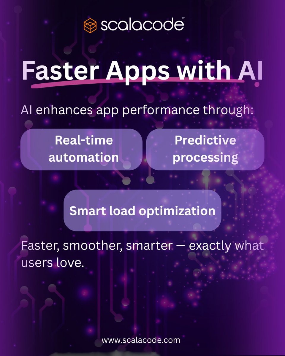 scala_code's tweet image. AI is reshaping app development right now — faster, smarter, and more personalized than ever.

Explore how AI can transform your app 👉 scalacode.com/guides/ai-in-m…

#AIApps #AppDev #TechInnovation #ScalaCode