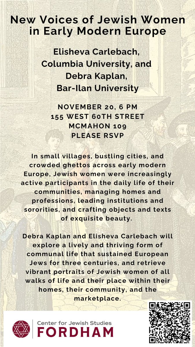 Center for Jewish Studies at Fordham tweet media