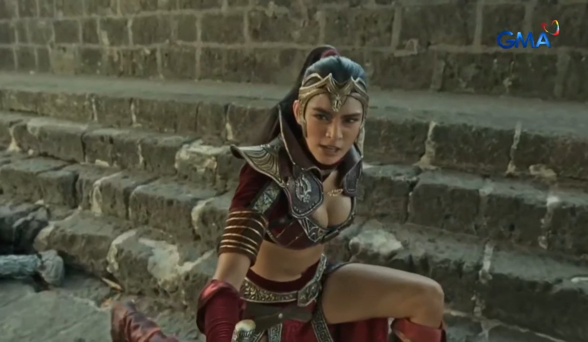 Flamarra's fight scenes will always be one of the best highlights of #Sanggre episodesss for me! 

Partida pagod na yan, pero slay pa din! 🥹❤️🔥

#SanggreGodTerra