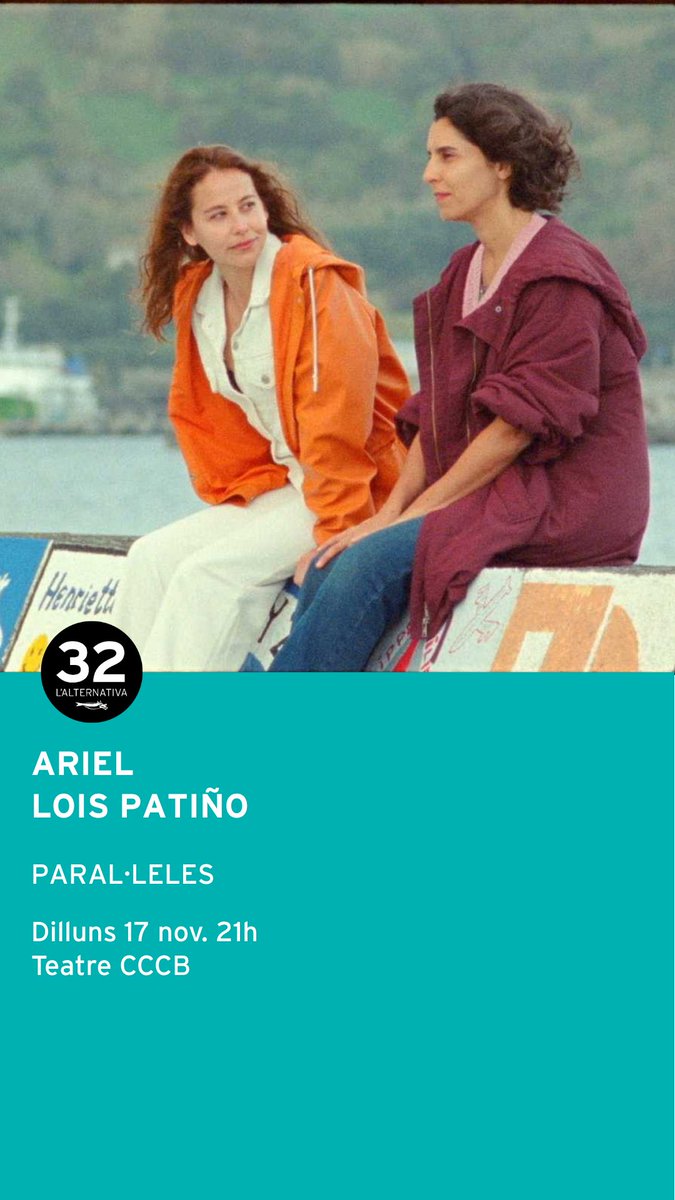 CristinaRiera's tweet image. Lois Patiño hoy en @alternativafest !
18.30 - 20.30h Masterclass 
21 h &quot;Ariel&quot; Estreno en Barcelona de su último largometraje. Premio mejor película en IndieLisboa.
alternativa.cccb.org/2025/es/seccio…