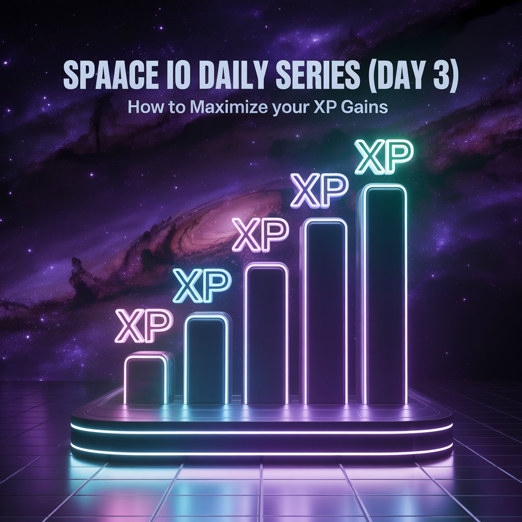faisalsathu72's tweet image. SPAACE IO - DAILY SERIES

DAY 3 - How to Maximize Your XP Gains (Smart Strategies)

Now that you understand how XP works, it&apos;s time for optimization.
XP farming isn&apos;t about listing everything randomly - it&apos;s about precision.

Here are the smartest ways to boost your XP and stay…