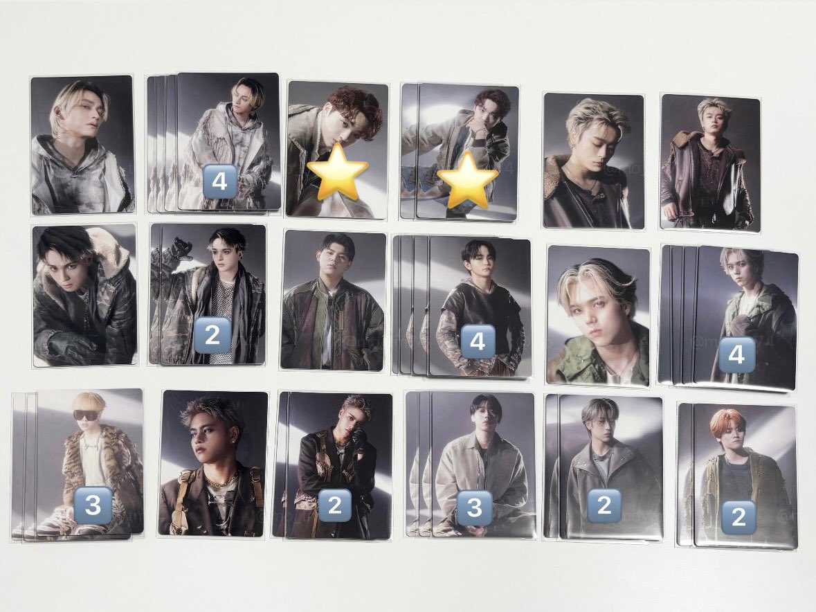 mo_tm74's tweet image. BMSG オンラインくじ 交換 買取

【求】買取(1枚/¥300+送料〜)
ジュノン AB ＞ソウタB＞カノンAB

【譲】 画像 ⭐️お譲り先決まり

1枚〜でも交換、買取可能です✨
📮郵送希望
＊買取はPayPay送金可能な方

お気軽にお声かけください🙇🏻‍♀️
#BMSGオンラインくじ #BMSG交換 #BMSG譲 #BEFIRST交換 #MAZZEL交換