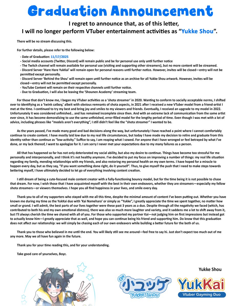 💙 Yukke Shou tweet media