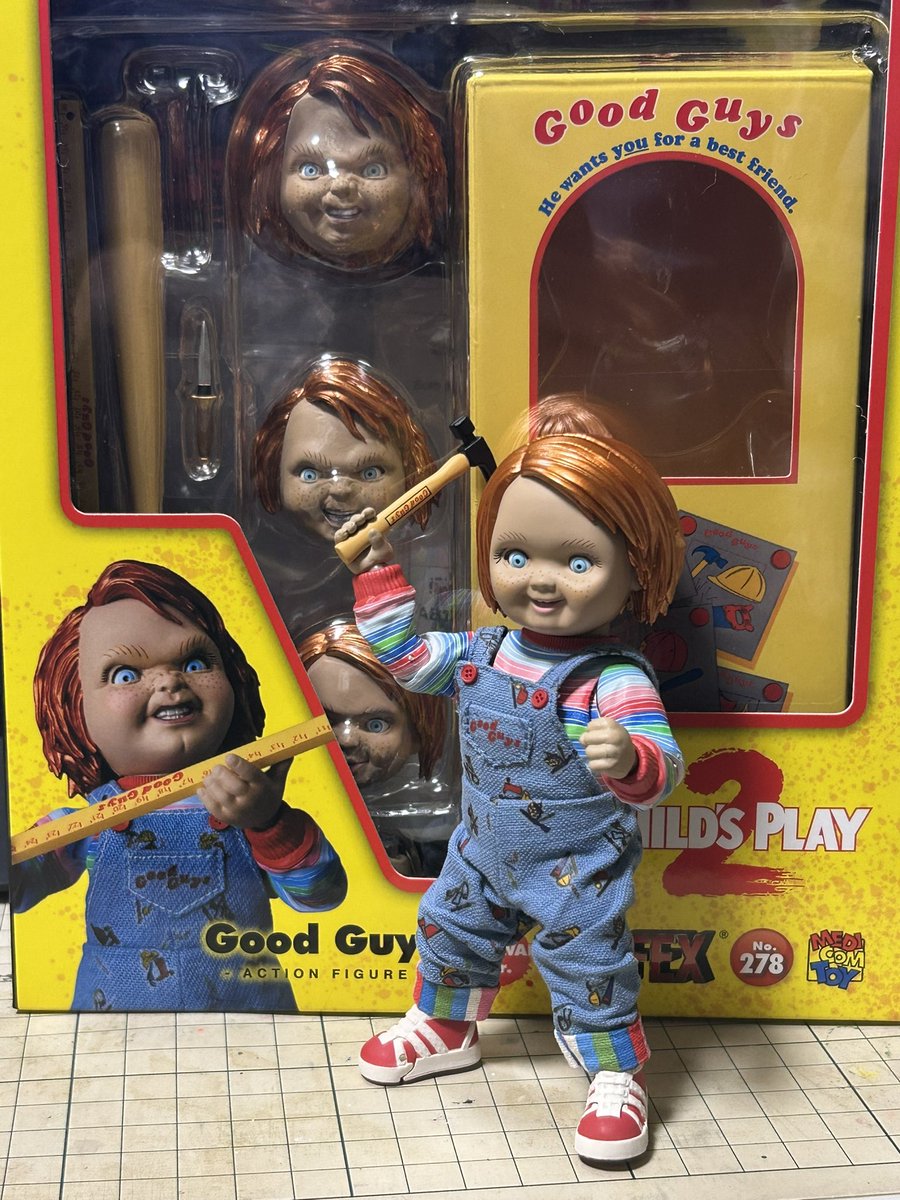 Chucky2.0来てた。
顔の影の入りが絶妙ですなぁ〜