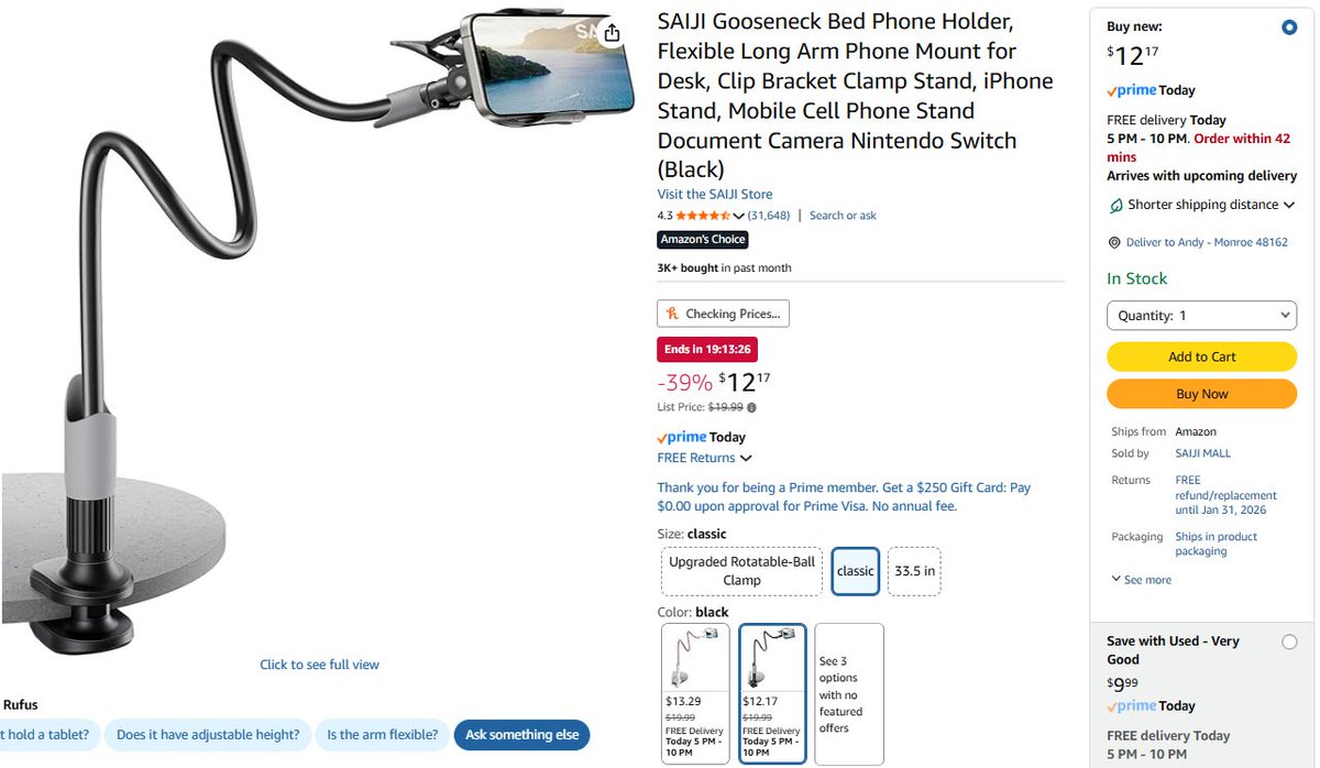 Instead of buying a new camera for streaming, I thought to just use my old 23 Ultra via Camo.. and sure enough that works 100000x better! 

Conveniently, this was on sale: