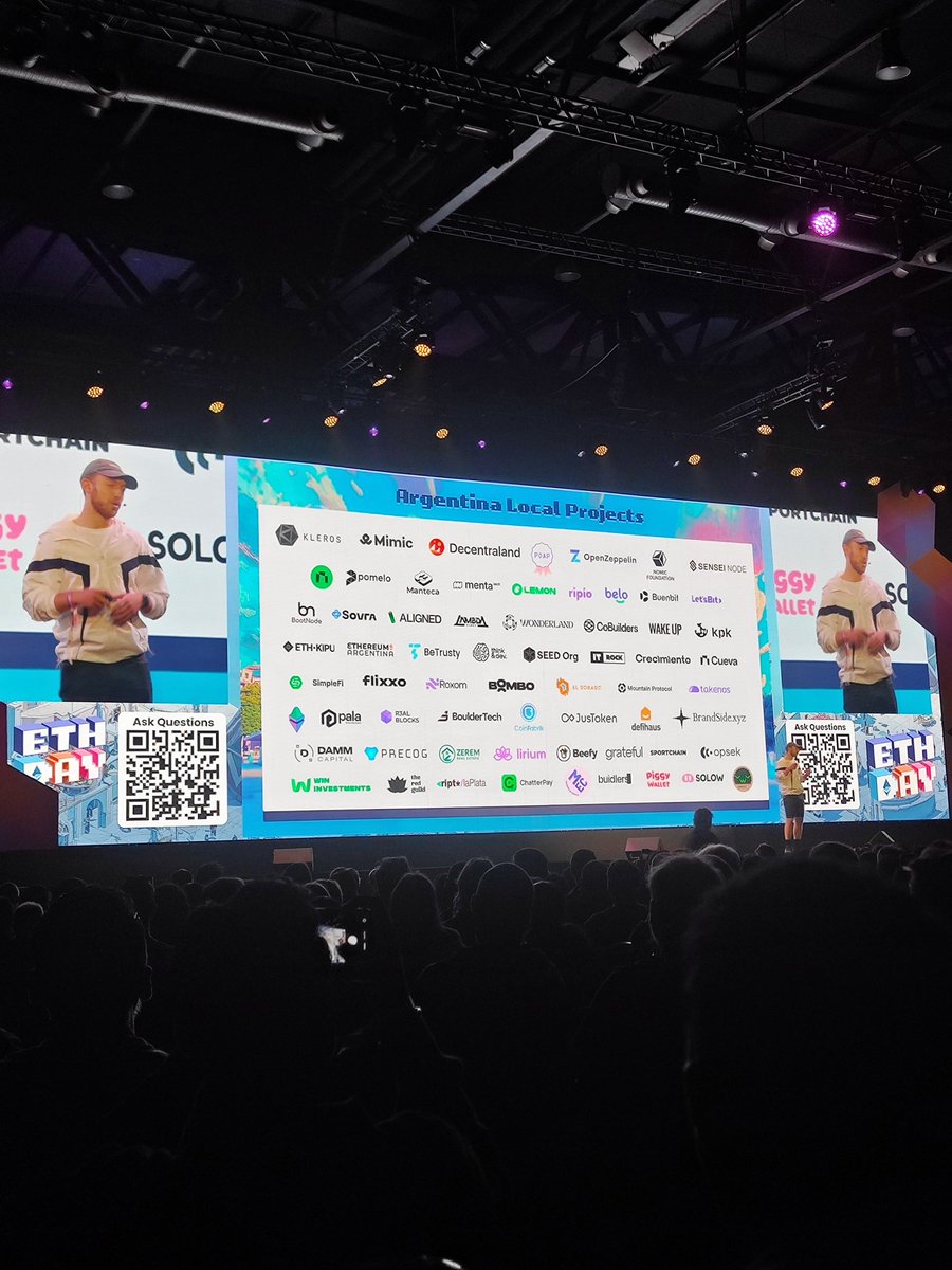 Betrusty_io's tweet photo. This is what bringing Argentina on-chain means🔥🔥🔥 Thank you @EFDevcon for the support, and congratulations on such an fantastic event🩵 https://t.co/nuvjc4hejU