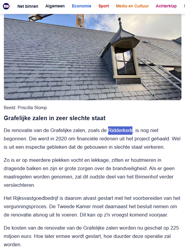 PeterKranendonk's tweet photo. Volgens @NUnl is de Ridderzaal omgedoopt tot 'de Ridderkerk'..... Als inwoner van het mooie @gem_Ridderkerk heb ik daar geen bezwaar tegen 😉
#BinnenhofRenovatie https://t.co/db4qW3CIxX