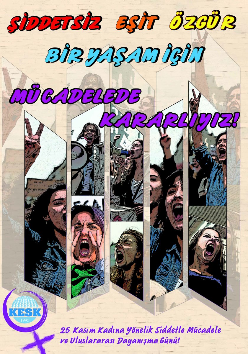 🟣Şiddetsiz, Eşit, Özgür Bir Yaşam İçin Mücadelede Kararlıyız! / 25 Kasım Afiş
#25Kasım
egitimsen.org.tr/siddetsiz-esit…