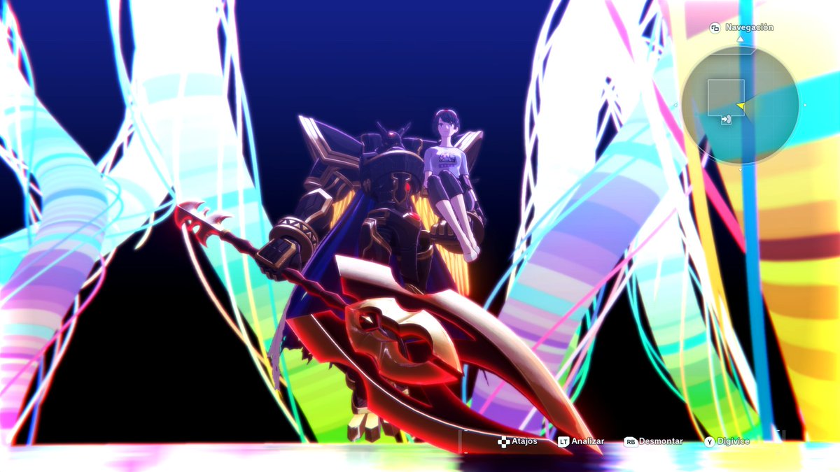 SVariocolor's tweet image. Ahora k tengo a Alphamom Ouryuken, mejor lo alejo del Café. ☕🫠 #DigimonStoryTimeStranger