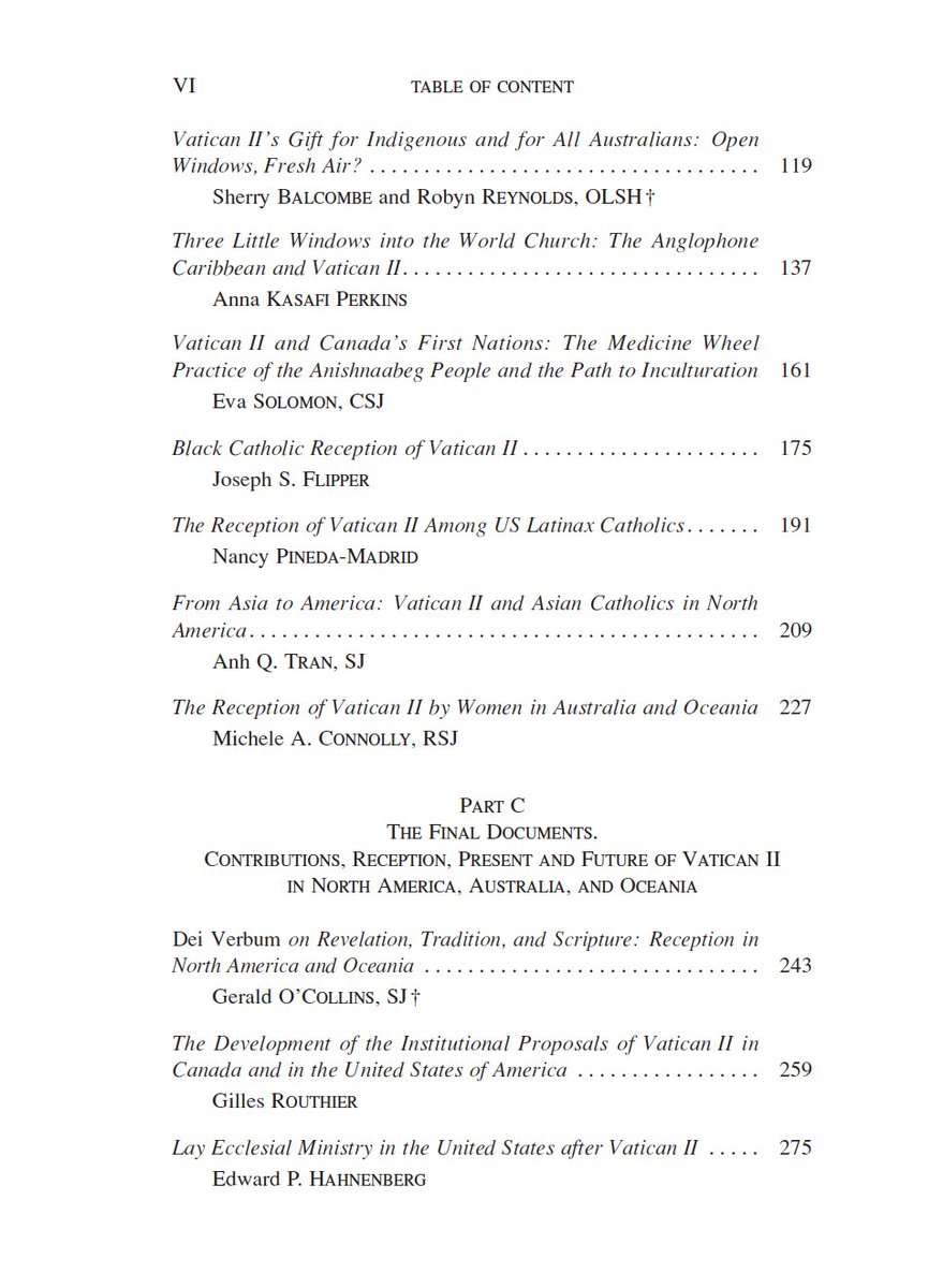 MassimoFaggioli's tweet image. this continental volume &quot;Vatican II in North America, Australia and Oceania&quot; is the completion of one phase of an international  project in 12 volumes that started a few years ago. For OPEN ACCESS, please see the link in the first comment