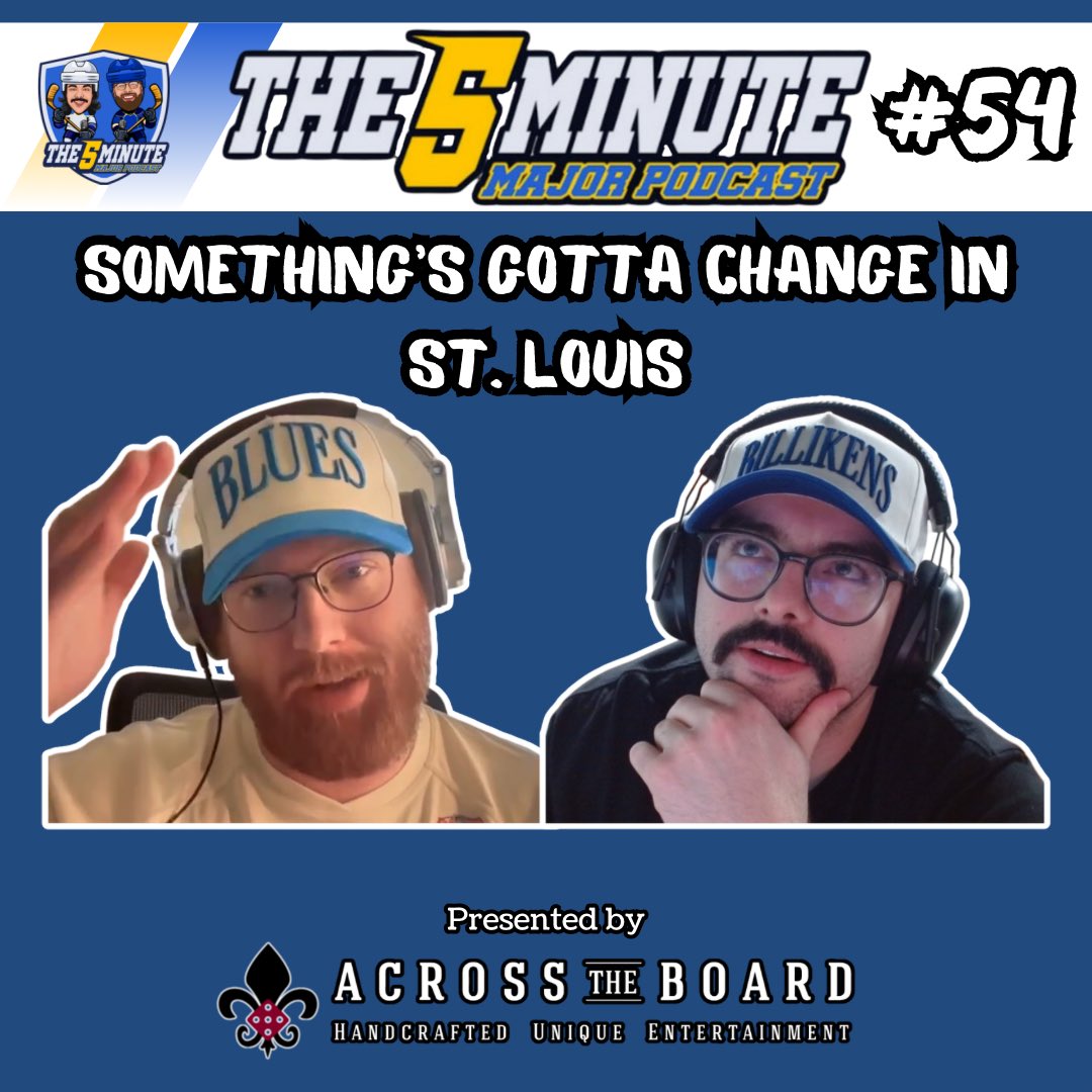 Episode 54 is available now wherever you watch or listen to your podcasts! 🚨⬇️

YouTube: youtu.be/uQswis90eE4?si…
Spotify: open.spotify.com/episode/0ICAgY…
Apple Podcasts: podcasts.apple.com/us/podcast/the…

#nhl #podcast #stlblues