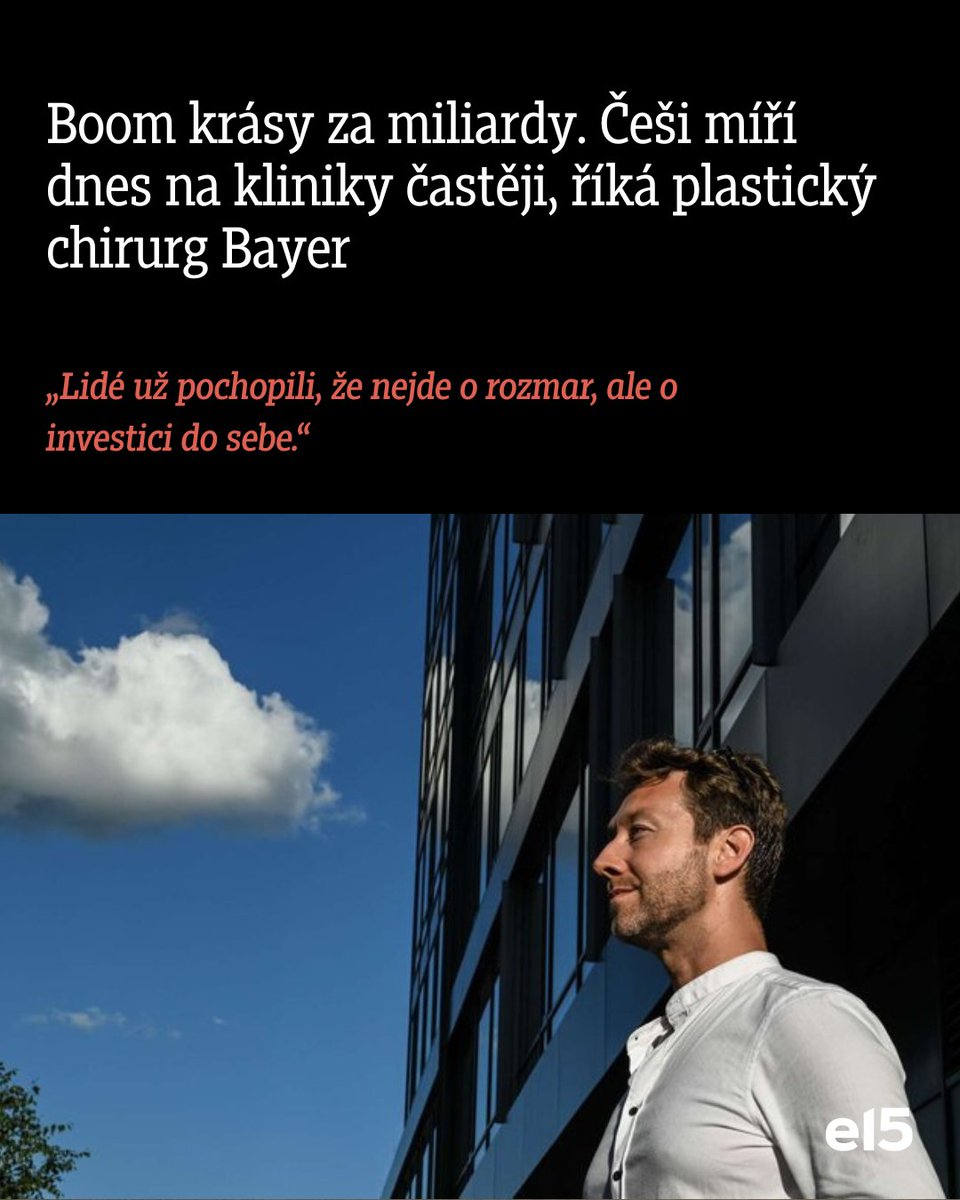 Primář kliniky plastické chirurgie Fakultní nemocnice Královské Vinohrady a soukromé kliniky My Best Care je jeden z největších odborníků v oboru v Česku, má za sebou přes šest tisíc zákroků včetně raritních jako úspěšné přišití amputovaného penisu.

👉 e15.clanek.net/qzbIMgZA