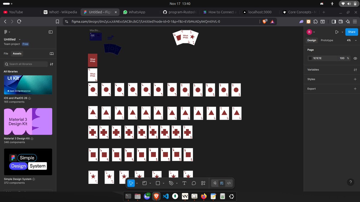 rustoshidev's tweet image. Day 6

Building my @solanaturbine capstone project, Degen Decks, the first @solana powered Whot Game.

Smart contract 100% complete with tests passing

With Just 2 days left till demo day, I&apos;m going to try to build an MVP front-end, let&apos;s see how it goes.