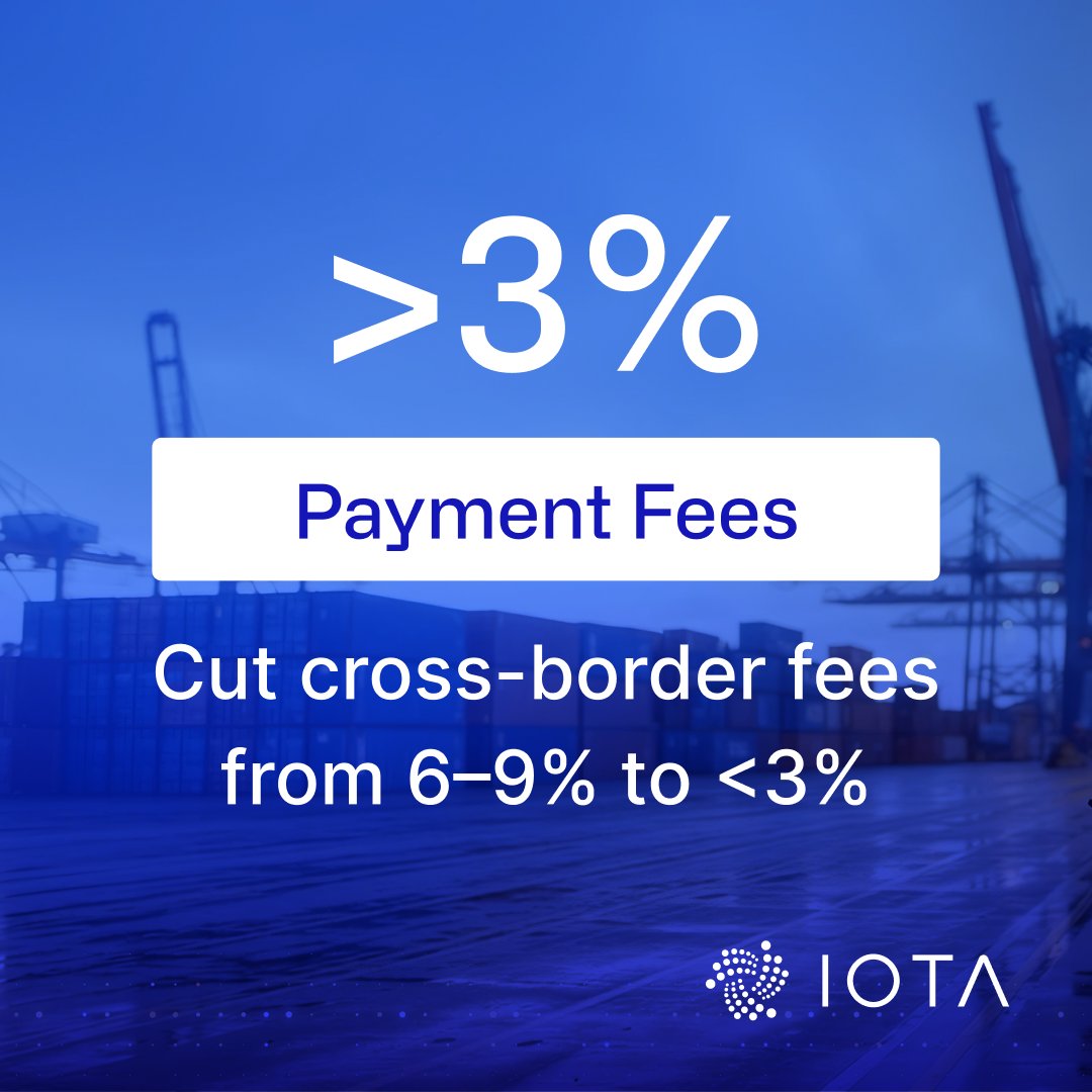 iota's tweet image. With ADAPT, Africa can:
🔹 Double intra-African trade by 2035 (+$70B annually)
🔹 Generate $23.6B per year in economic gains
🔹 Cut border clearance times from 14 days → under 3 days
🔹 Reduce cross-border payment fees from 6–9% → below 3%