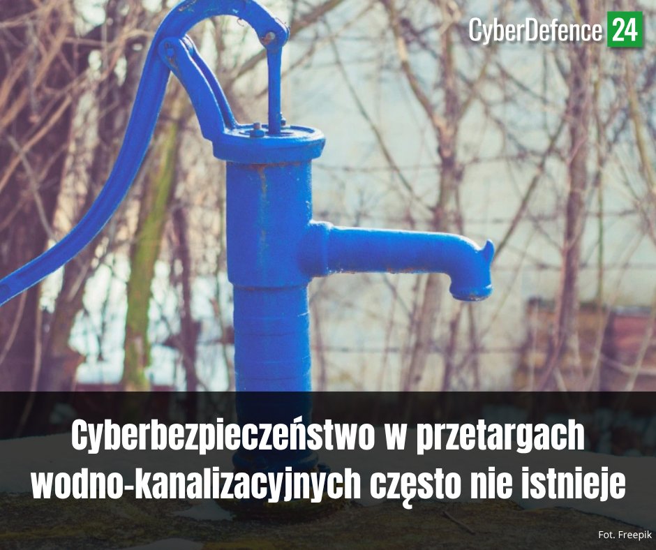 📈 Rośnie liczba cyberataków na polskie oczyszczalnie ścieków i stacje uzdatniania wody.

❗ Problem? W wielu przetargach wciąż pojawiają się wymagania sprzeczne z zaleceniami CERT Polska i Pełnomocnika Rządu ds. Cyberbezpieczeństwa.

🔍 cyberdefence24.pl/polityka-i-pra…

<a href="/oskarklimczuk/">Oskar Klimczuk</a>