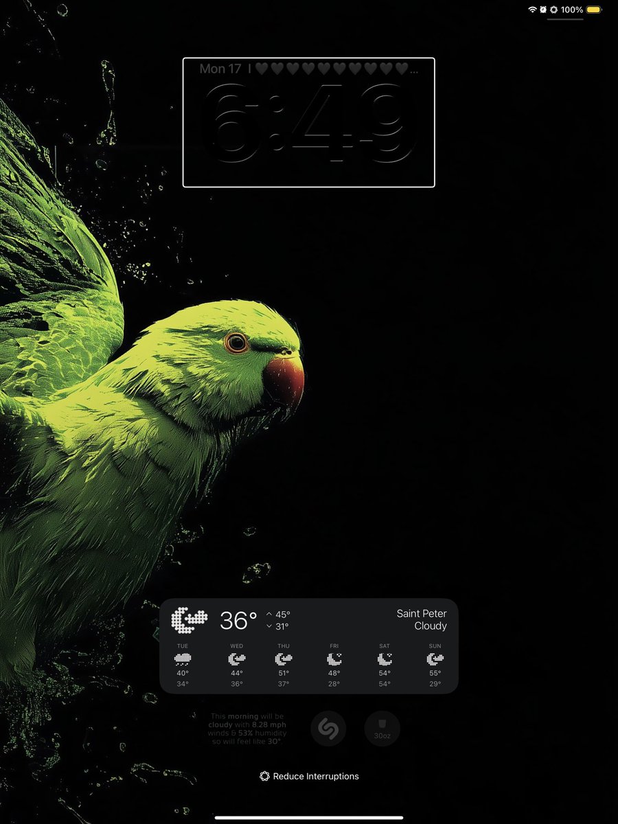 Walls <a href="/SeanKly/">Sean Kelly</a> widgets <a href="/blvck_sun666/">Black Sun •• •</a> <a href="/DarugeDigital/">Daruge Digital</a> @EduarB5to <a href="/Kmokhtar79/">Kamran Mokhtar</a> any text app, @jcrocky5 <a href="/AppMotivation/">Motivation</a> @apple @shazam <a href="/DarkNoiseApp/">Dark Noise</a> <a href="/WaterMinder_app/">WaterMinder App</a> icons <a href="/daddykool666/">Gary Boole</a>