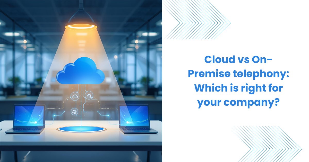 TouchBlueTel's tweet image. What is the difference between Cloud vs On-Premise Telephony, and which solution is the best for your business?

Read more in our recent blog update.

Contact us via 📧 sales@touchblue.co.uk or 📞 0345 812 3800 today!
#TouchBlueVoiceAndData