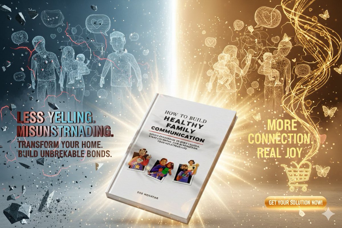 InevitityDesign's tweet photo. Tired of yelling and family conflict? 😩

"How to Build Healthy Family Communication" is your roadmap to: ✅ Stop Yelling✅ Start Truly Listening✅ Strengthen Your Relationships

🔗 Get your copy and start rebuilding your family bond today: https://t.co/KwhpeJHYSw
#ParentingTips https://t.co/dUJnZcUXtF