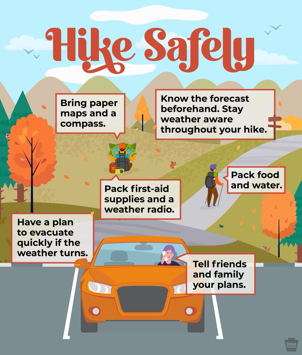 PEMAHQ's tweet image. Pennsylvania state parks are still open and still awesome, in case you want to celebrate #TakeAHikeDay with a stroll through nature.🍁🍂