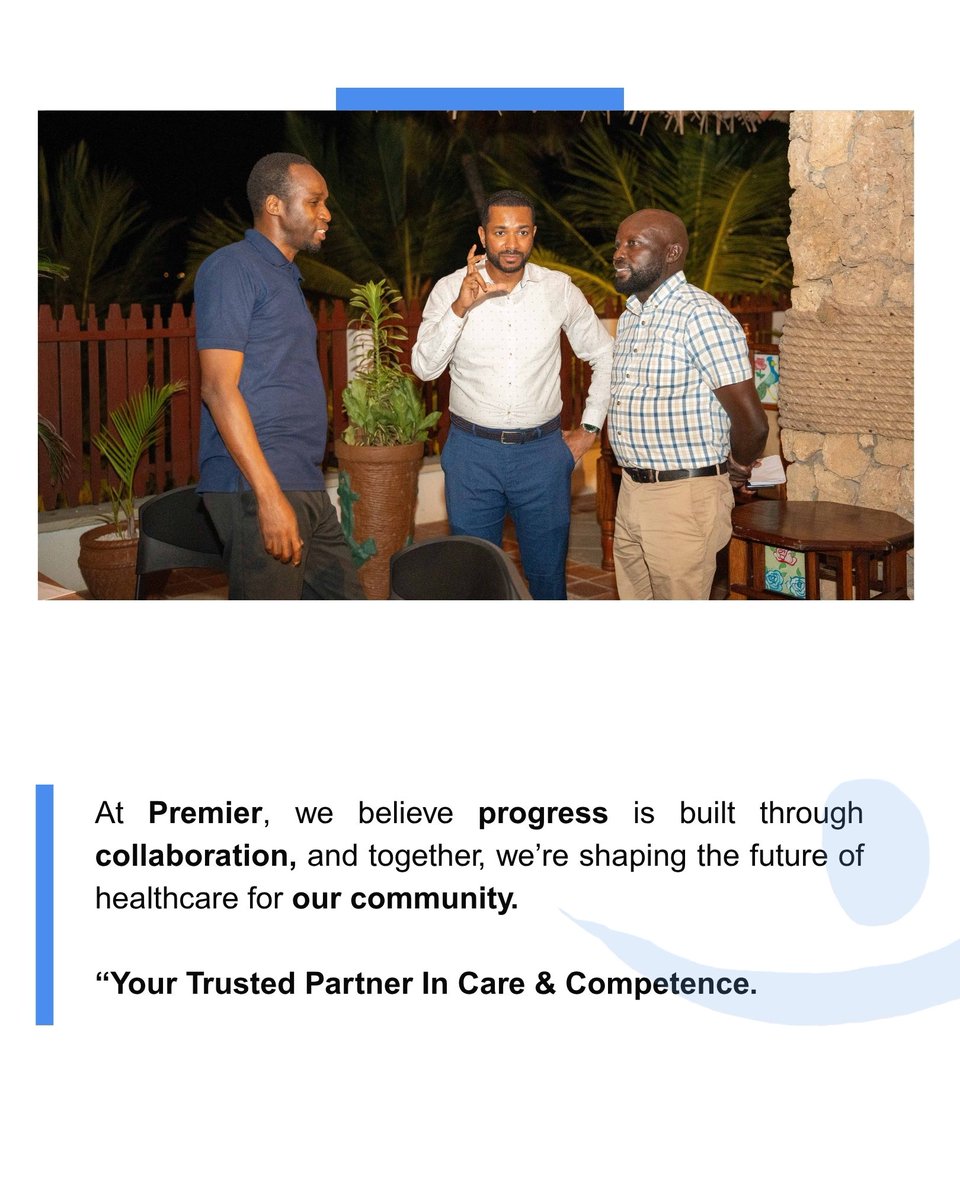 🤝 ADVANCING SURGICAL CARE, TOGETHER 💙

Premier Hospital, led by CEO Mr. Charles Kariuki, hosted the 2nd cohort of Coast region’s top surgeons for another strategic engagement focused on strengthening surgical excellence and improving patient outcomes.

 #SurgicalExcellence