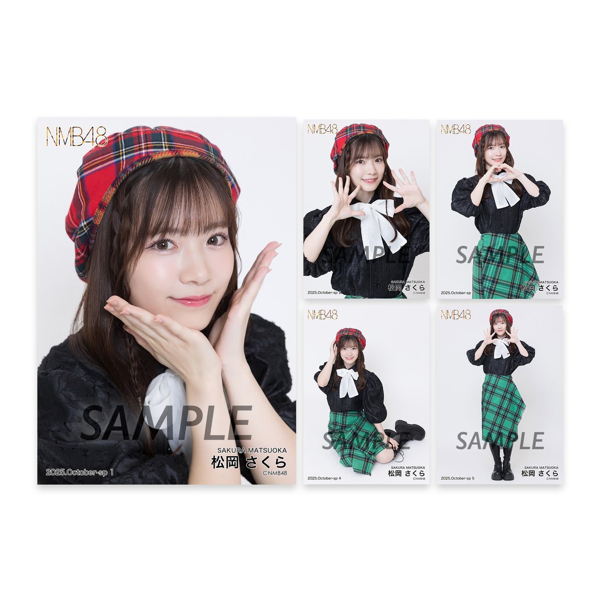 NMB48 OFFICIAL GOODS STOREで受付中🐆 □個別生写真5枚セット 2025