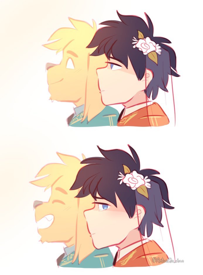 AntunElo_chan's tweet image. Él te ama,
y tú también.
Pero esta es la tragedia
No es suficiente

#CoMPaS 🛡️👑⚔️
Vi este trend y quise hacerlo Trollictor porq pinshe ship infravalorado uu