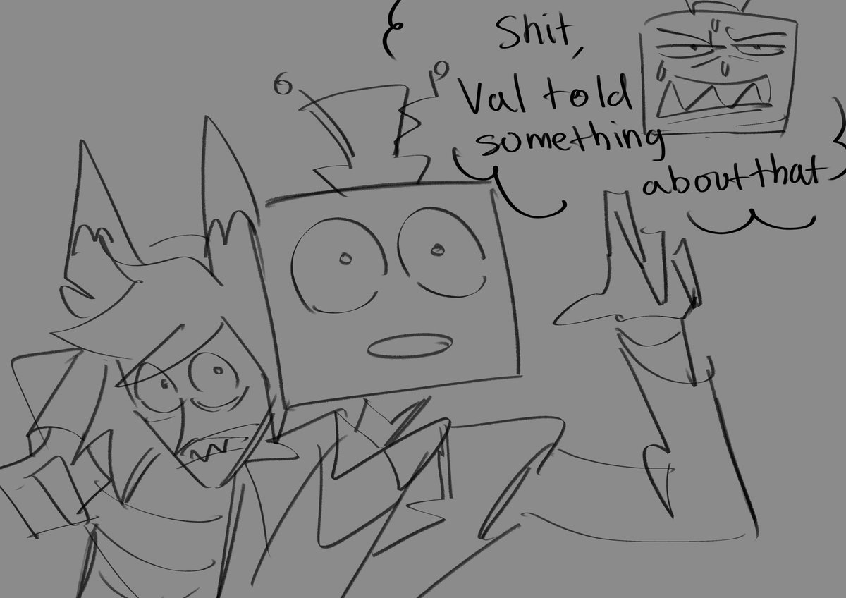 #hazbinhotel #CharlieMorningstar #Alastor #Vox
(2/3)