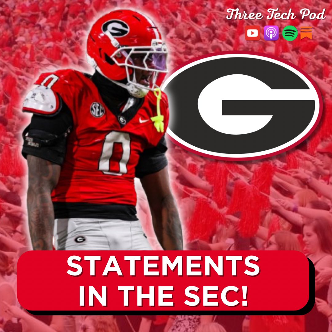 ThreeTechPod's tweet image. Takeaways from the Week 12 Chaos 😮‍💨

📌 Aggies make history, what it means

📌 Bama’s OU nightmare continues

📌 Austin is now Athens-West 🦴

📌 Nail-biters for Michigan, USC 

📌 Oh how we LOVE the American race! 

New here? Pod links are below! 👇