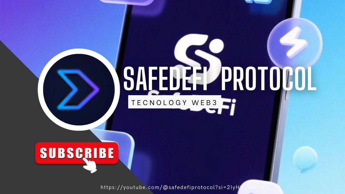 SafeDeFiProtoco's tweet photo. Our official YouTube channel is now live. We'll be posting new content soon.
https://t.co/EMZvXKMLfk https://t.co/TfIWUVML5y