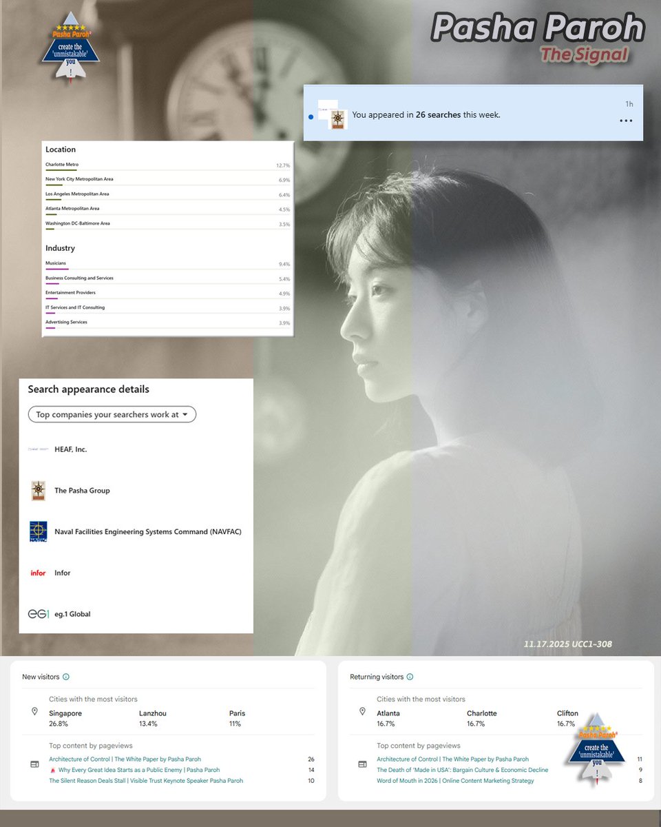 pasha_paroh's tweet image. “All I do is SPECIALIZE.” ⚡🧬
 
 Pasha Paroh | The Signal ⚡📡

High Voltage New Age Music ⚡🔊🪐
New Age 📡 Channel: Human Codex 🧬📖
🌍 Transmission 🕐 9:33 PM EST 🗓️ 11·15·2025

⚡ Stay Current. Stay Aware. Stay Signal.
 
 youtube.com/shorts/iDub98e…

#Specialize #PashaParoh