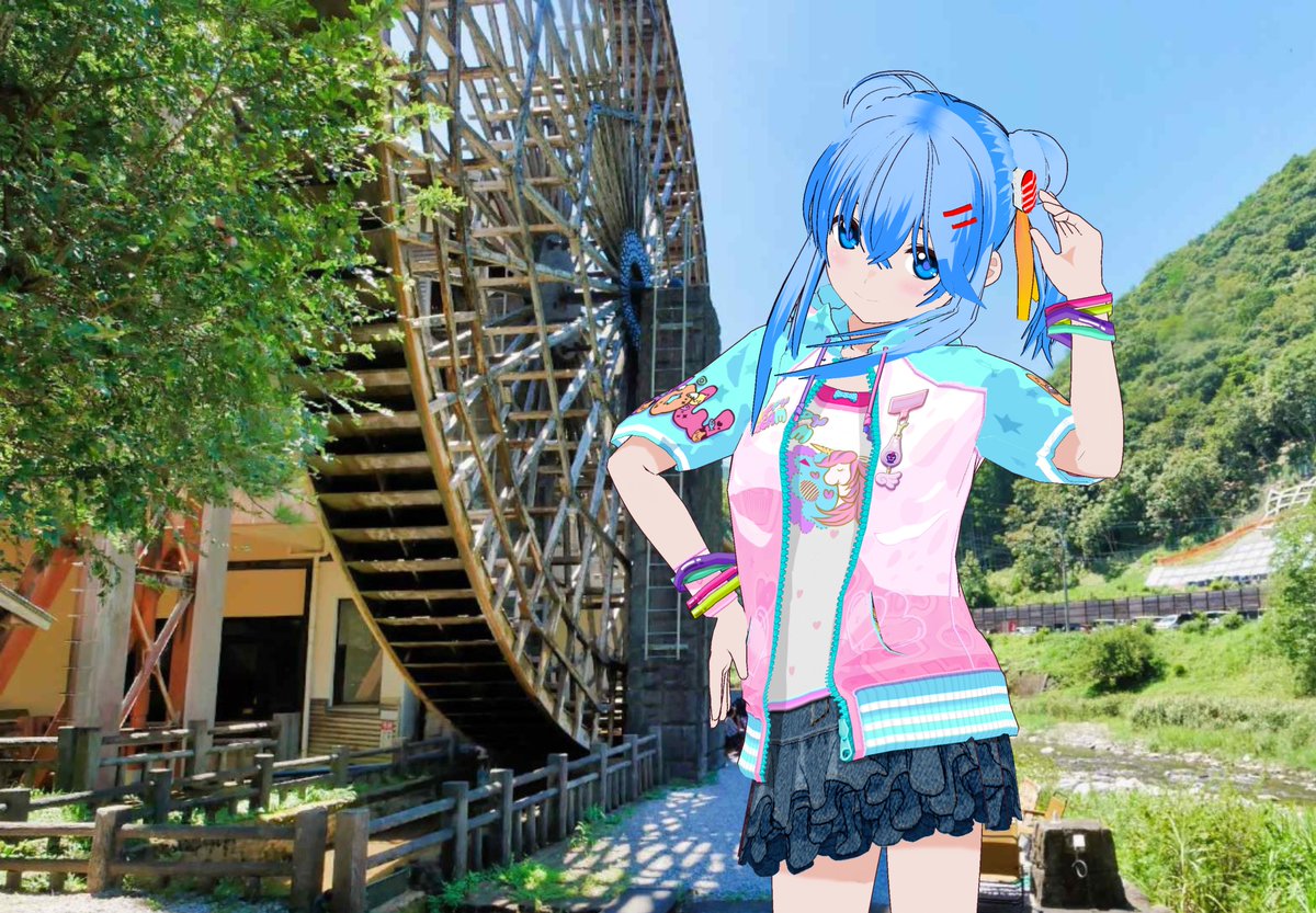 おやすし🍣 ～佐伯市名所紹介～ 西日本最大級の木造大水車♪ 本匠の