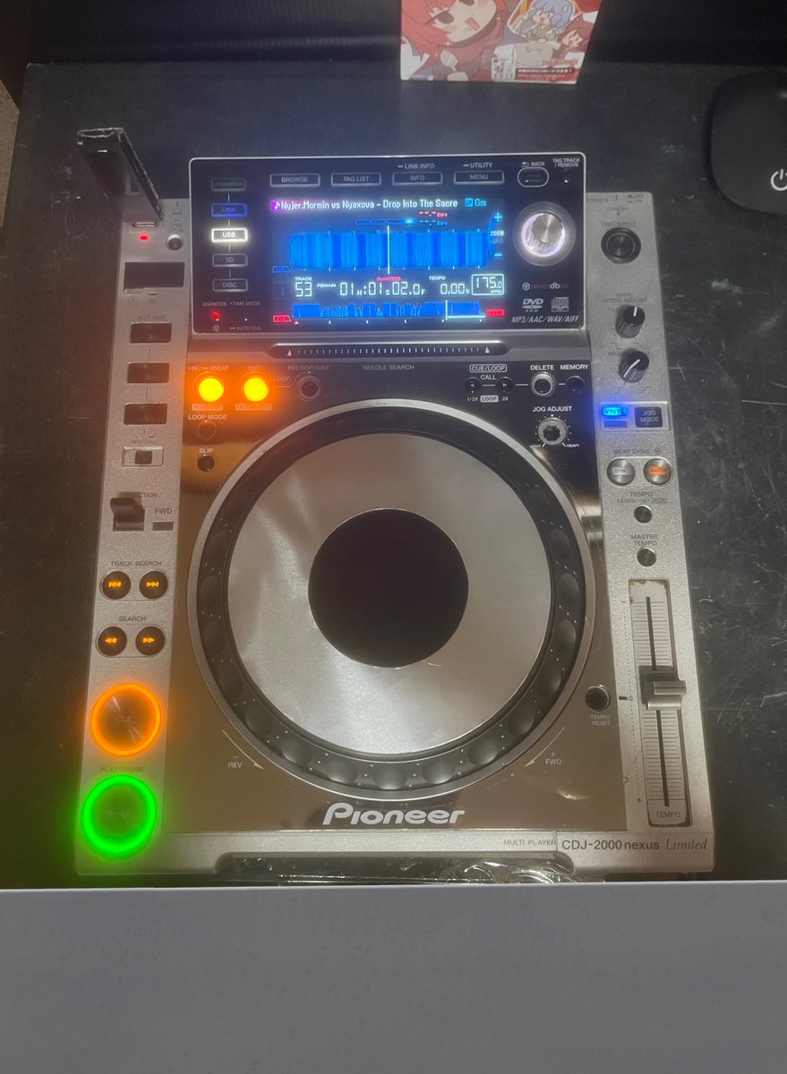 ジャンク2万5000円のcdjなおった神