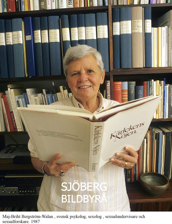 Minns Maj-Briht Bergström-Walan!
Född 17 november 1924.
Sveriges första auktoriserade sexolog. 
Hon avled 2014, 89 år.

#Kvinna #ParterapiiGagnef #sex Foto Åke Cyrus 1987