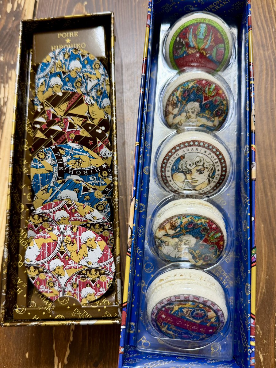 POIREと荒木飛呂彦先生のコラボ！ ポアールさんのマカロンもチョコも