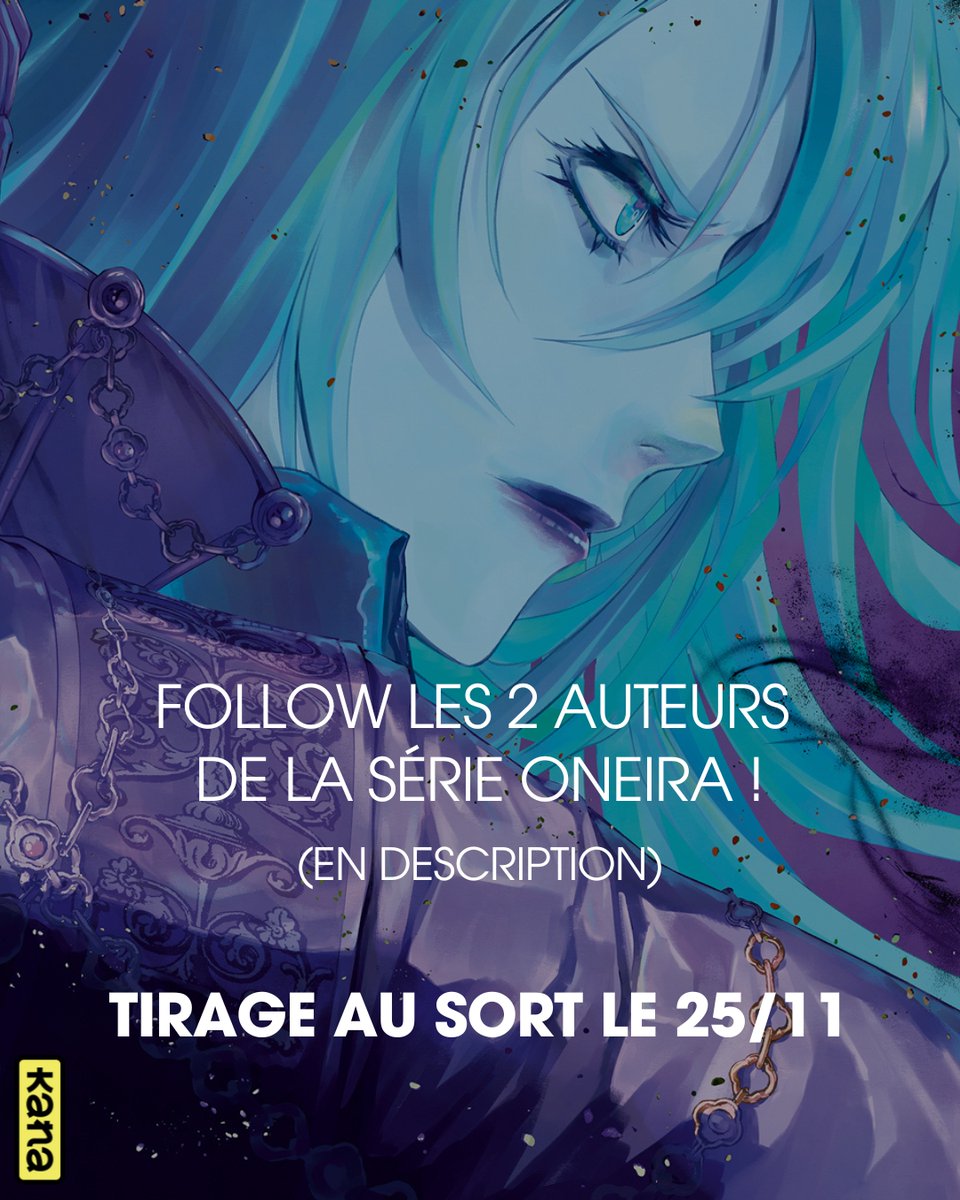 EditionsKana's tweet image. Grand concours Oneira ! ⚔️

On vous fait gagner votre taille en manga dans le catalogue Kana pour fêter le tome 1 du nouvel arc de la série 😱

Pour participer :

1️⃣ Follow @cab_writer &amp;amp; @fededm83
2️⃣ RT ce post

Découvrez la saga sur : kana-oneira.fr !