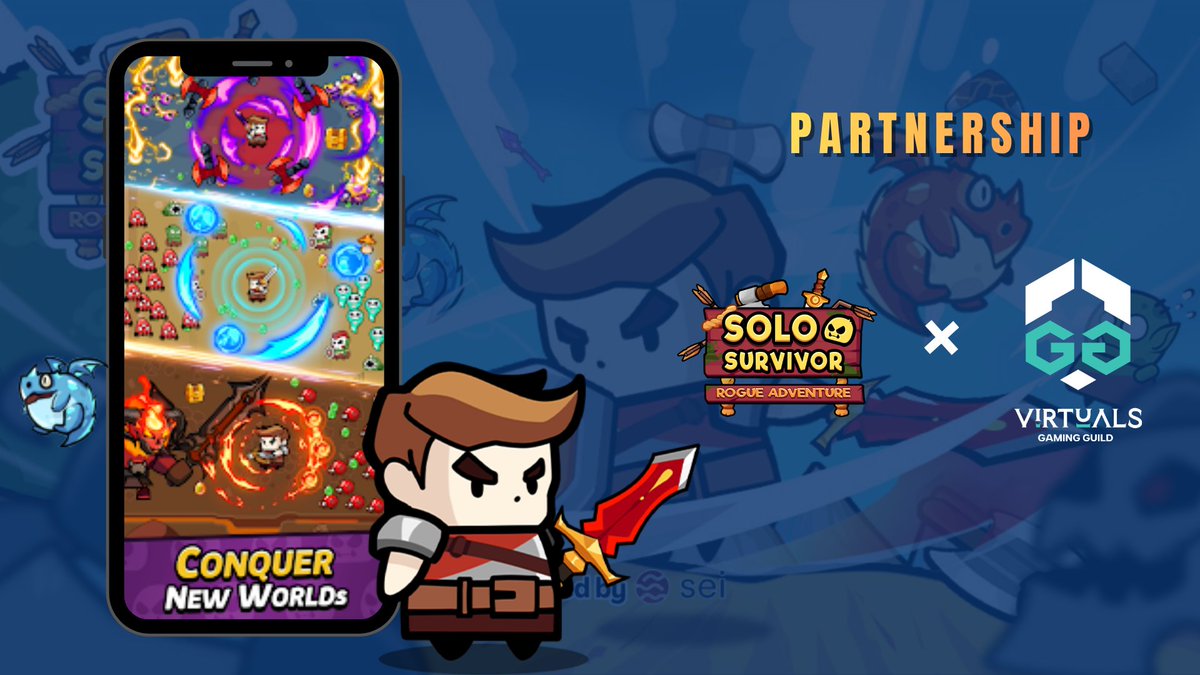 ⚔️ <a href="/seisurvivorgg/">Solo Survivor</a> 🤝 <a href="/VirtualsGG/">Virtuals Gaming Guild 🎮👾</a>

We’re excited to team up with <a href="/seisurvivorgg/">Solo Survivor</a>

Solo Survivor is a fast-paced Web3 survival game on the <a href="/SeiNetwork/">Sei</a> where players battle enemies, upgrade abilities, and compete for high scores.

Together, we’ll create fun community events, quests,