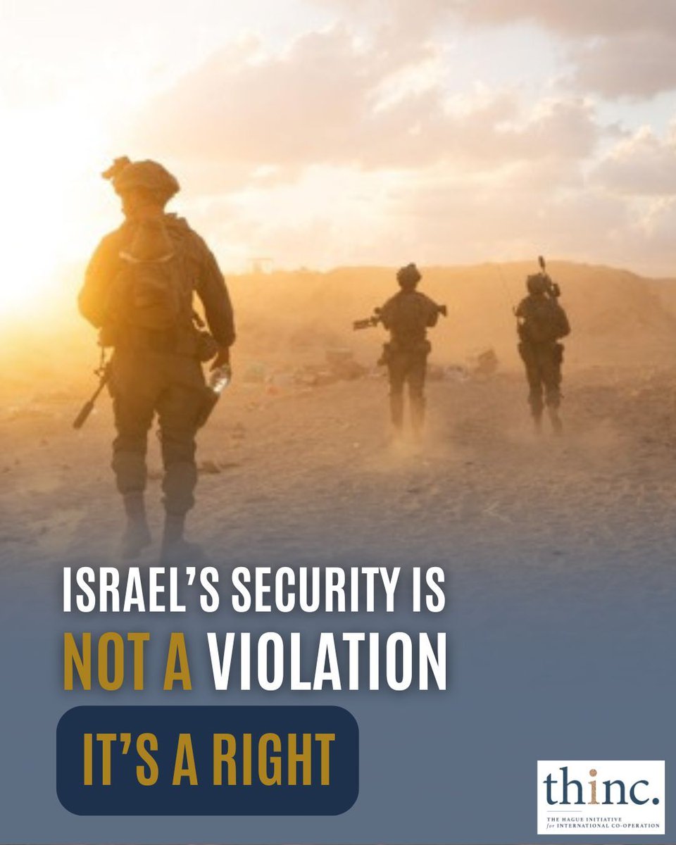 Israel’s security is not up for debate. Under international law, the right to self-defense is inherent and essential. Learn more at Thinc Israel.
thinc-israel.org/articles/phase…