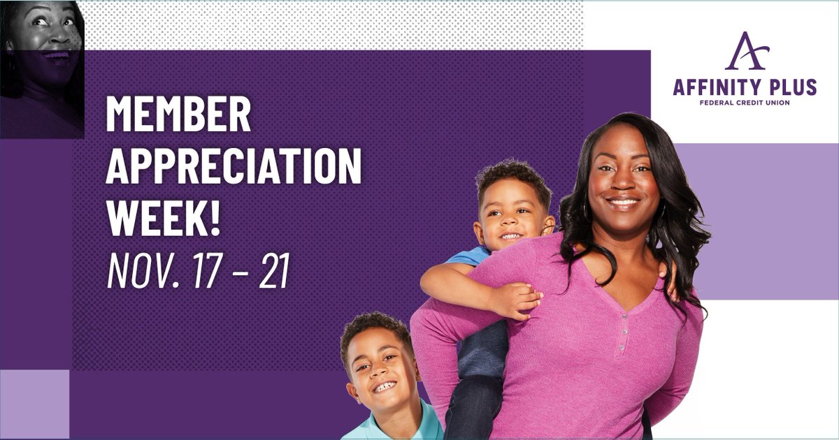 Member Appreciation Week is here! 🎉🎉🎉

Today through Friday, enjoy treats and Friday giveaways at your local branch because we’re thankful for YOU!