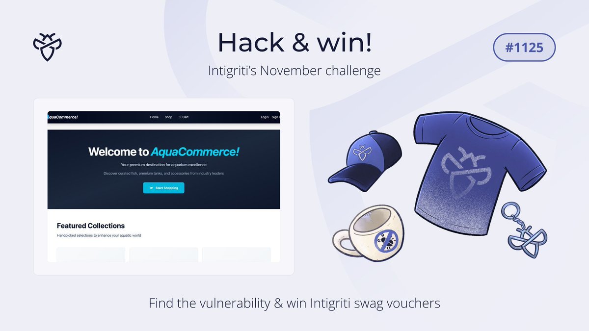 intigriti's tweet image. ⏰ It&apos;s CHALLENGE O&apos;CLOCK!
👉 Pop an alert before Tuesday the 25th of November
👉 Win €400 in SWAG prizes
👉 We&apos;ll release a tip for every 100 likes on this tweet
challenge-1125.intigriti.io
