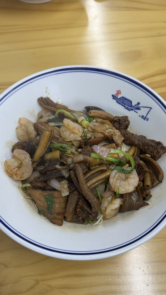 对了今天中午吃的虾爆鳝