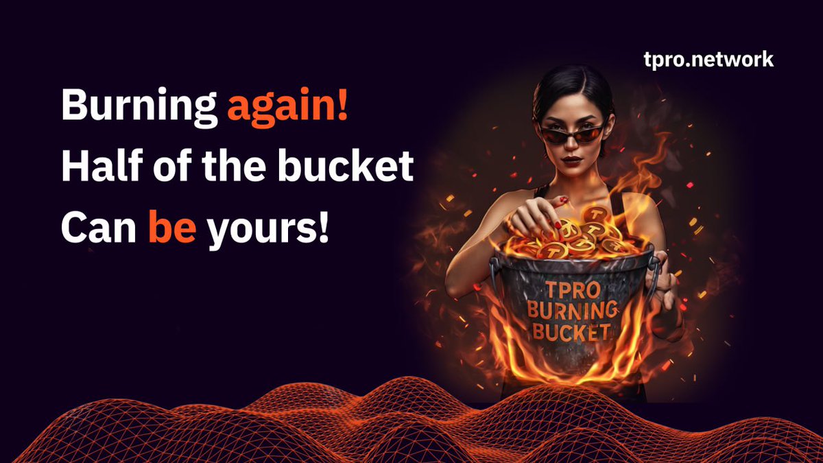 tpro_network's tweet image. GM TPRO Legends! 💪

Another chance to grab half of the bucket is coming! 

Contribute  $TPRO tokens to our official Burn address:
0xAE6C59600a860D9e87E4c7E0B8511996d252Fd25

Your chance to win is proportional to the amount you send compared to the total count of $TPRO tokens in…