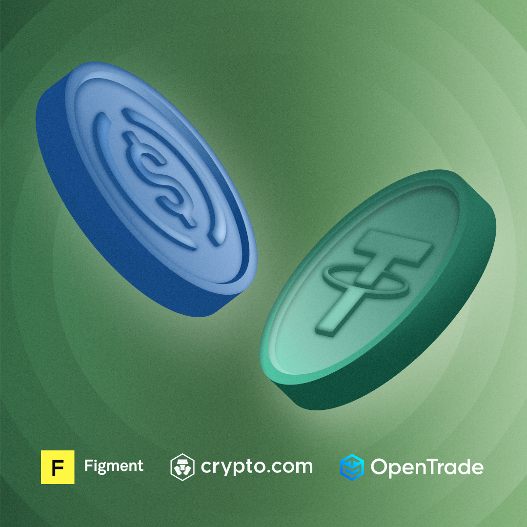 🚀 Figment is bringing staking to stablecoins.

We’ve launched OpenTrade Stablecoin Staking Yield Powered by Figment — delivering ~15% average APR on stablecoins, powered by Figment’s institutional-grade infrastructure, OpenTrade’s yield engine, and Crypto.com